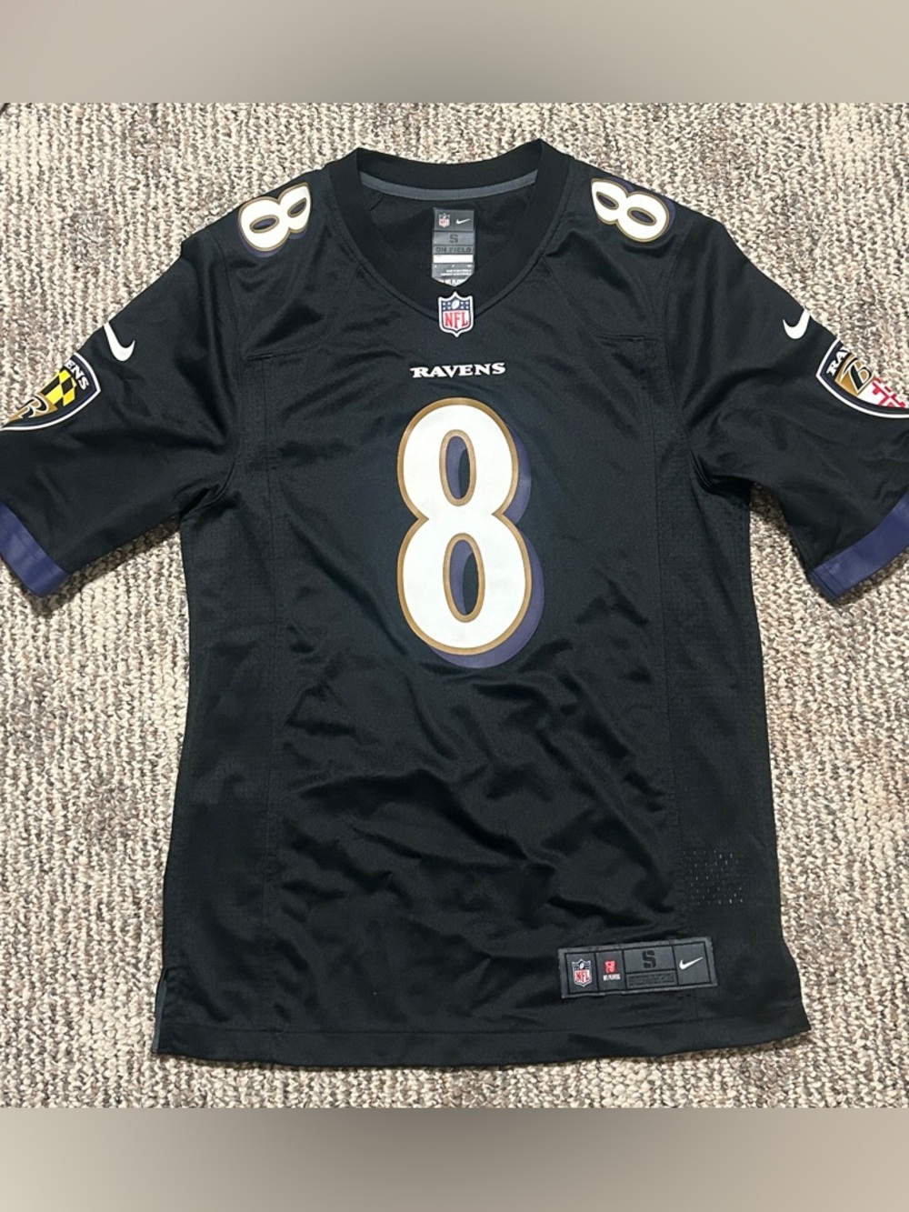 Lamar Jackson Black Ravens NFL Jersey
